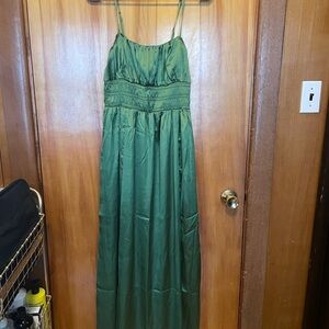 Abercrombie and Fitch Green Elegant Maxi Dress